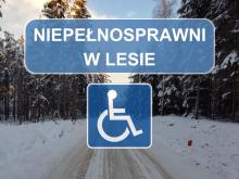 Zasady poruszania się osób niepełnosprawnych po terenach leśnych.